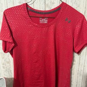 Under Armour Red Athletic T-Shirt